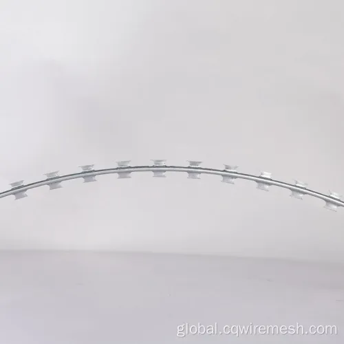 Hot Dipped Concertina Barbed Wire Hot Dipped Galvanized Razor Barbed Wire Airport Fence Manufactory